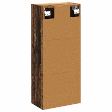 vidaXL Wandmontierte Waschbecken-Vanität Altholz 35 x 20 x 81 cm