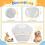 Pet Playpen Safety Barrier for Small Pets - Supervised Exercise, Space Separation & Social Interaction 2