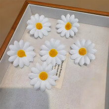 Conjunto de 12 Presilhas de Cabelo em Formato de Margarida, Grampos de Cabelo com Flores Pequenas e Delicadas, Broches de Flo
