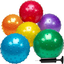 Knobby Balls Bulk Sensory Balls en Spiky Massage Stress Balls, met pomp, leuke stuiterballen als feestcadeautjes, cadeautjes vo