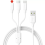 Data Cable 3-in-1 Universal 1m 8Pin Type-C Micro USB Fast Charging Cord Compatible iPhone JIKAIX 1