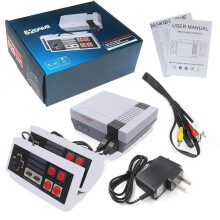 Console de jogos retrô com 620 jogos, saída AV, plug and play, mini sistema de entretenimento clássico para adultos e criança