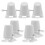 White Plastic Clockwork Robot Parts for Replacement 7Pcs Toy Movements 1