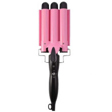 Curler, 3 Barrel Curler With Adjustable Temperature And Lcd Temperature