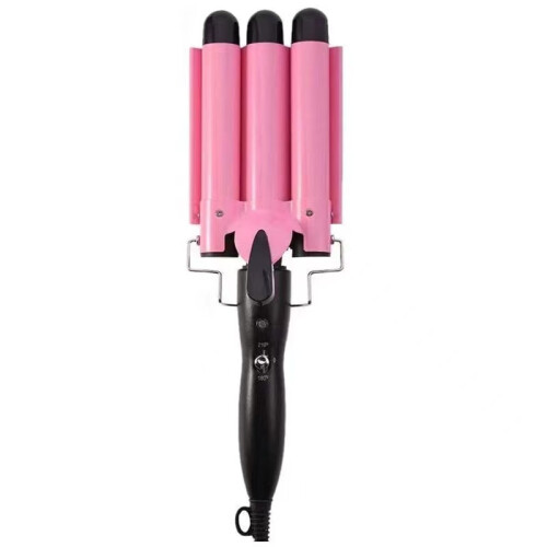 Curler, 3 Barrel Curler With Adjustable Temperature And Lcd Temperature