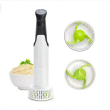 Amassador de Batatas Elétrico, Liquidificador de Mão, Picador de Legumes - Conjunto 3 em 1: Multifuncional para Purê e Liquid