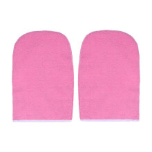 Paraffin Wax Treatment Gloves Thermal Heated Insulated Mitts Pink Size 24.8x16.5x0.8cm 1Pair