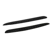 1 Pair Rear Bumper L+R Side Cover Cap Honeycomb Grill 2058850053 2058850153 compatible with for Mercedes-Benz C63 W205 AMG 20
