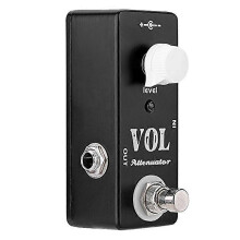 VOL Attenuator Mini Pedal E-Gitarren-Effektpedal mit True Bypass Vollmetallgehäuse Gitarrenzubehör