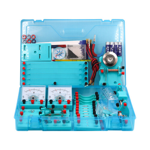 Kids Electricity Circuit Learning Kit Physics Experiment Kit Basic Educational ABS Electricity Magnetism Learning Tool