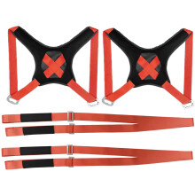 Ensemble de sangles de levage pour meubles | 2 harnais de déménagement robustes pour 400 kg, cordes de déménagement portables p
