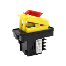 Waterdichte magneetschakelaar met drukknop, 10 pinnen, 400V, met afdekking JD3 KJD11