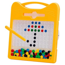 Tableau magnétique à dessin pour enfants et tout-petits de 3 à 5 ans, tableau magnétique amusant avec perles colorées et stylet