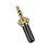 Conjunto de 10 Conectores Mini de 3,5 mm com Trava de Rosca, Conector Estéreo Jack de 3,5 mm Compatível com Cabos de Microfon 4
