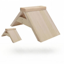 Lot de 2 perchoirs naturels pour pigeons, supports durables et sûrs pour perroquets, accessoires de cage pour le jeu et l'entra