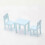 Ensemble de 3 tables et chaises miniatures pour enfants 1