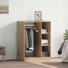 vidaXL Kleiderschrank Artisan-Eiche 77 x 48 x 102 cm Holzwerkstoff