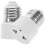 Adaptateur de douille E27 vers prise murale (lot de 2) - 1