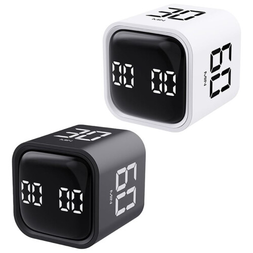 Timer Flip Gravity Sensor  Timer Countdown&Countup 5/10/30/60min&Custom Timing for Work Learning Kitchen Cooking 1
