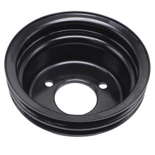 Engine Water Pump Pulley 2 Black Steel for SB 260 289 V8 Mustang 1965-1967 Crank Pulley