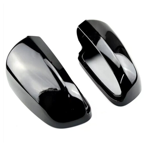 S  Bright Black Rearview Side Mirror Cap for  A4 B6 B7 A6 C6 (2003-2007) S4