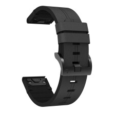 Echt lederen bandje compatibel met Garmin MARQ Adventurer 2e generatie (zwart, 22 mm)