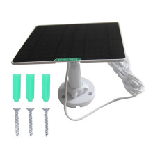 Painel Solar para Campainha Ring, Carregador Solar de 5 W para Campainha de Vídeo Ring 3/3 , Campainha de Vídeo 4, Campainha de Vídeo