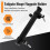 Tailgate Hinge Flagpole Holder 2-in-1 Antenna Base Flagpole Light Bracket for   JK JL 2007-2024 4