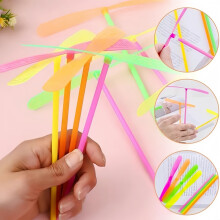 15 stuks handmatig te bedienen vliegende propellers - Retro libellenhelikopters met handmatige rotatie - Lichtgewicht vliegend