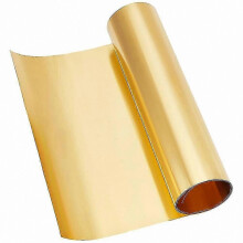Dünne Messingfolienrolle 1000x300x0,1mm für DIY-Bastelarbeiten, Heimdekoration, Metallbearbeitung und Designprojekte