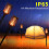 2Pcs 99LEDs Solar Torch Lights Flickering Flame Outdoor Lantern Solar Powered Decorative Lighting 4