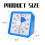 60 Minute Visual Timepiece for Kids, Visual Countdown Timepiece for Kitchen Pomodoro Timepiece with Silent Operation 6
