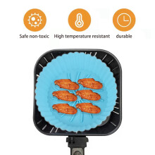 Air Fryer Silicone Pot,Air Fryer Liners,Air Fryer Accessories,Air Fryer Parchment Paper,Fried Chicken Red