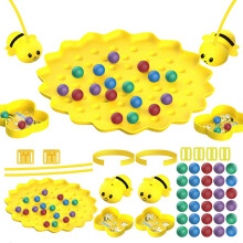 Juego interactivo de abejas Busy Bee, divertido juego de pesca magnético de mesa para adultos y grupos. Juego de abejas magnét