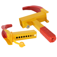 Abrazadera antirrobo para ruedas de alta resistencia, para coches, camiones, autocaravanas, motocicletas, barcos y remolques,