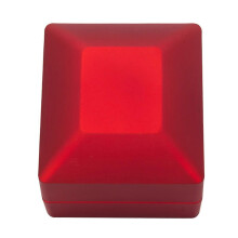 Leuchtende Ringbox mit LED-Licht, kompaktes Design, tragbar, weiches Futter, Verlobungsringbox, Schmuck