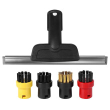 Cepillo redondo rascador de boquilla para ventanas Karcher SC2 SC3 SC4 SC5 CTK10 CTK20 para limpiador de vapor Espejos Humedad