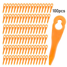 100 pièces, compatibles avec les lames de coupe ABS pour tondeuse à gazon STIHL Polycut 2-2, pièces de rechange