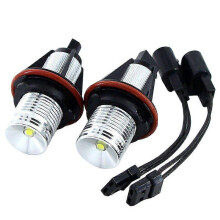 Lot de 2 ampoules LED Angel Eyes 10 W sans erreur, blanches/bleues/rouges, compatibles avec les BMW E39, E53, E60, E61, E64, E6