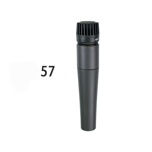 Compatível com o microfone dinâmico para instrumentos Shure SM57.