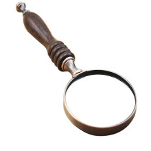 20x Magnifying Glass with Definition Optical Lens and Ergonomic Ebony Handle for Reading