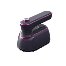 Portable Steam Iron with Powerful Steam Technology, Foldable Handheld Design for Travel Clothes Steaming, Gray