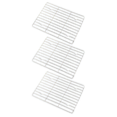 Cake Cooling Rack for Baking 3Pcs Non-Sticky Stainless Steel Cooling Racks