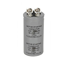 CD60 125V/250V 50UF-1200UF štartovací kondenzátor motora Štartovací kondenzátor motora Domáce priemyselné aplikácie (1000MFD/