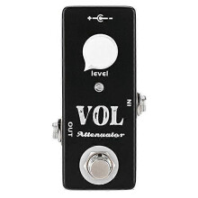 VOL Attenuator Mini Pedal E-Gitarren-Effektpedal mit True Bypass Vollmetallgehäuse Gitarrenzubehör