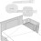 6M co-sleeping bed rail, adjustable bed rail Side bed attachment White bedding strap Spring mattress 1
