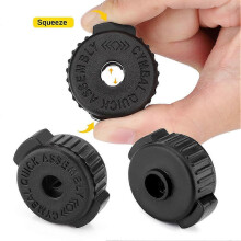 10 stuks plastic bekkenmoeren met snelsluiting en bekkenmoer voor bekkenstatieven met 8 mm schroefdraad.