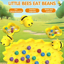 Interaktives magnetisches Tischspiel „Busy Bee“ – Angelspaß für Erwachsene und Gruppen – Magnetisches Bienenspiel mit Schnu