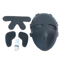 Máscara táctica de paintball estilo clásico, resistente a los impactos, con malla de acero, máscara protectora para tiro y caz
