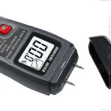 Medidor de humedad digital LCD, detector de humedad para madera y caravanas.